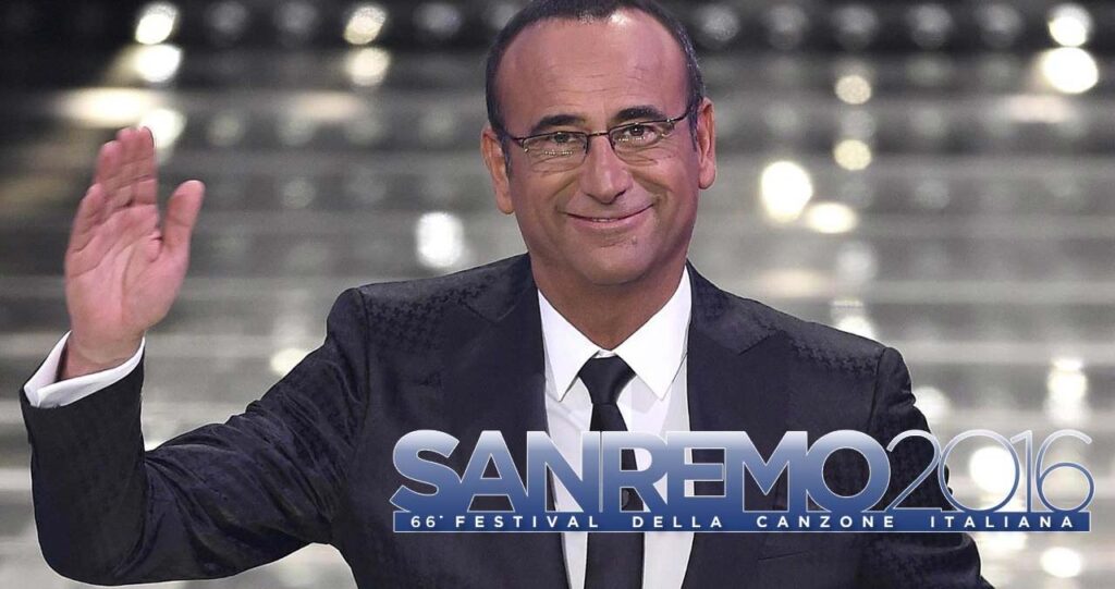 Sanremo 2016 Carlo Conti www.movietele.it