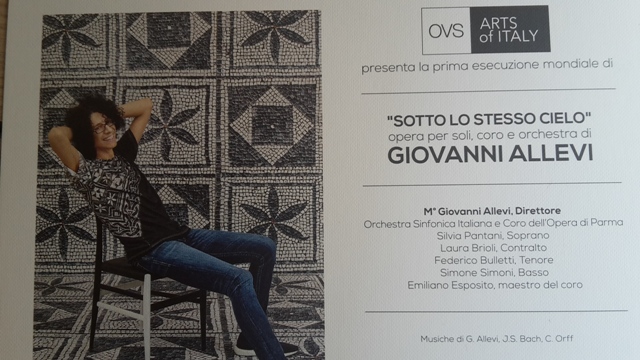 Giovanni Allevi lancia la campagna di Ovs Arts of Italy