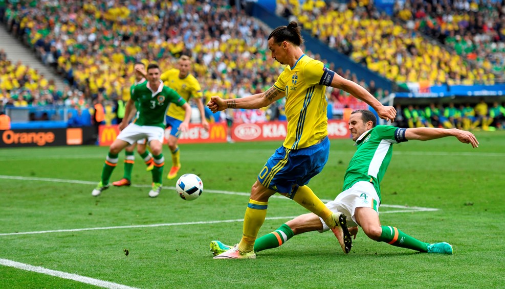 Euro2016, Irlanda Svezia Ibrahimovic