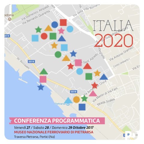 Al Museo ferroviario di Pietrarsa (Portici), la Leopolda napoletana dei renziani evidenzia la metamorfosi del Pd, diventato Partito Democristiano.