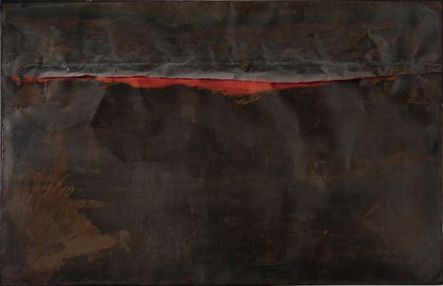 Alberto Burri Ferro-sp-1961 Galleria nazionale di arte moderna e contemporanea Roma