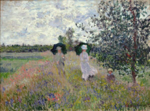 Promenade near Argenteuil, 1873 Claude Monet (1840-1926) MUSEE MARMOTTAN MONET, PARIS