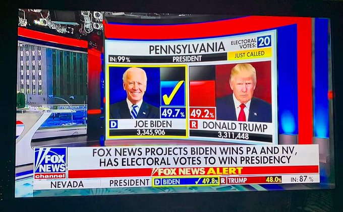 Su Fox News la cronaca delle elezioni presidenziali Usa in Pennsylvania.