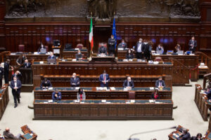 Crisi di governo -Presidente Giuseppe Conte in Parlamento ©governo.it
