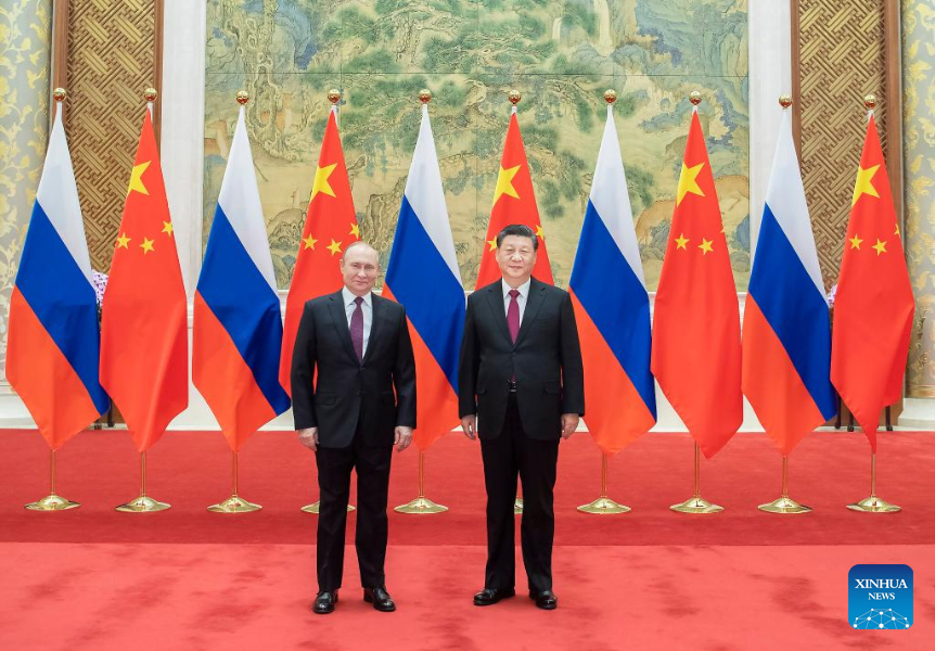 Cina Xi Jinping Russia Putin Beijing Feb 4 2022 Xinhua Li Tao