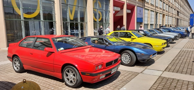 Le Maserati Biturbo che hanno partecipato al raduno del Biturbo Club Italia a Tornio (ph. C. Carugati).