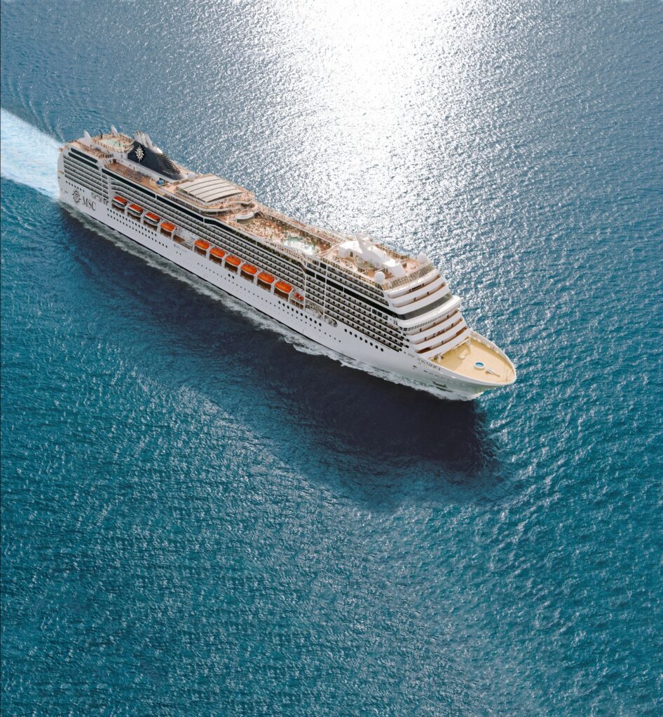 La nave Msc Magnifica in partenza per il giro del mondo 2023 (foto MSC). La nave Msc Magnifica in partenza per il giro del mondo 2023 (foto MSC).