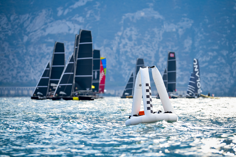 La regata 3.1 del 69F Grand Prix 3 Malcesine, la terza regata del circuito 69F in Europa il 25 settembre 2022.