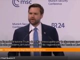 Vance “Europa non è minacciata da Russia o Cina ma dall’interno”