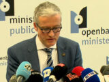 Conferenza stampa di Van Leeuw, il procuratore federale a Bruxelles