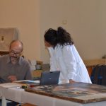 Restauratori al lavoro nel Museo del Palazzo reale di Pisa (ph. In24/P. Russo)