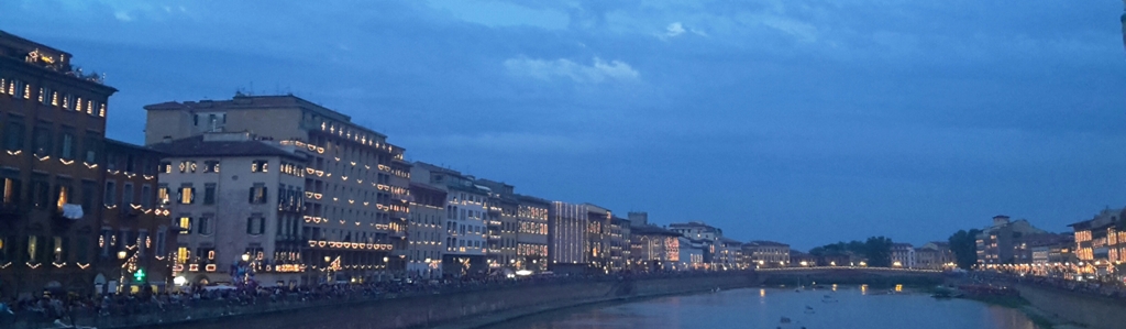 Pisa, la luminara per festeggiare San Ranieri