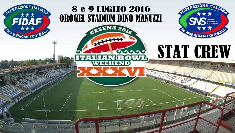 Italian bowl, otto squadre alla conquista di Cesena
