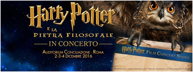 Harry Potter in concerto, prima assoluta a Roma