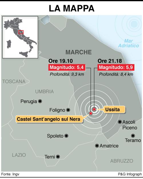 Terremoto, la terra trema 530 volte