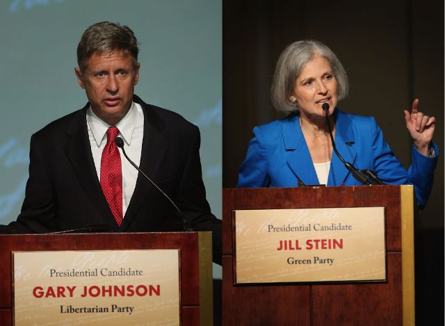 Stein e Johnson, candidati dimenticati alle Presidenziali Usa