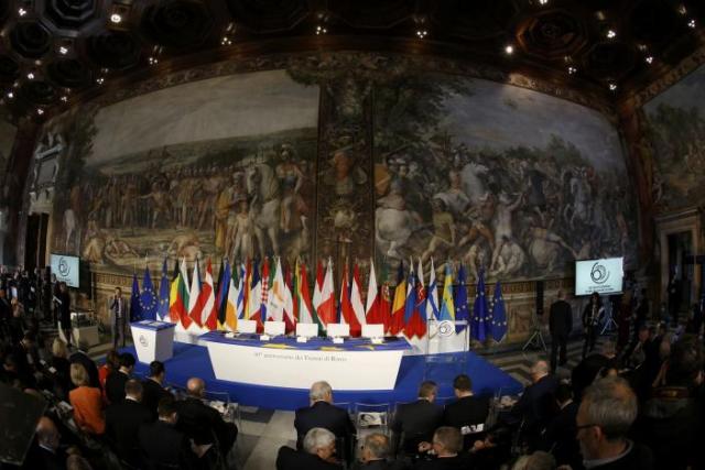 Celebrazione del Trattato di Roma, i leader europei rinnovano l’impegno per l’Unione