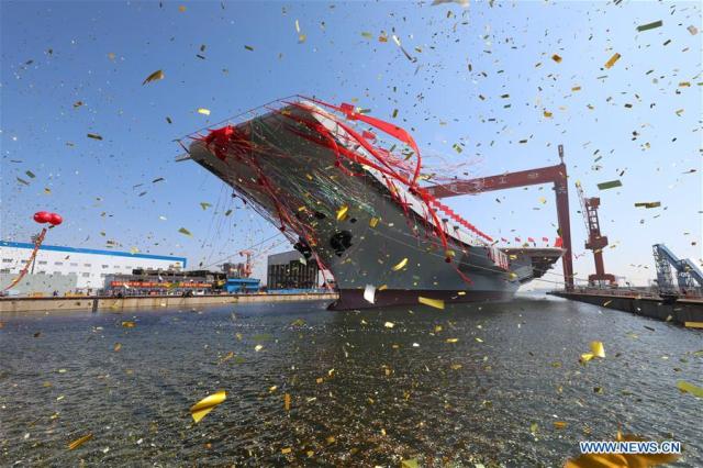 Prende il mare la prima portaerei Made in China