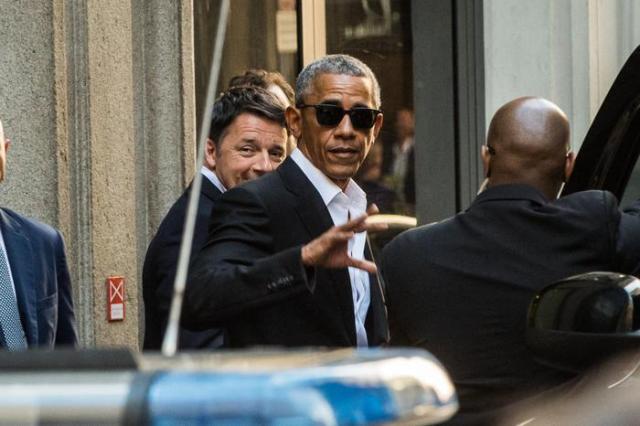 Metti una sera a cena con Obama, Renzi non poteva mancare