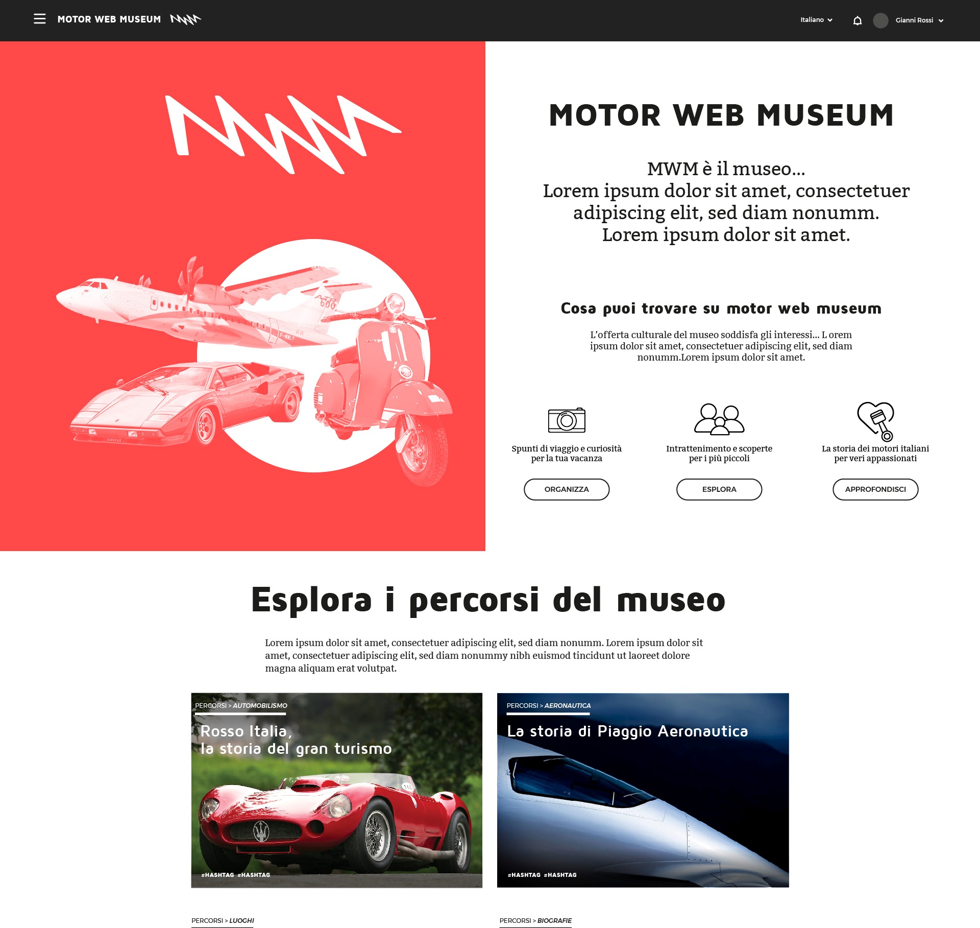 La cultura motoristica italiana va on line con il Motor web museum