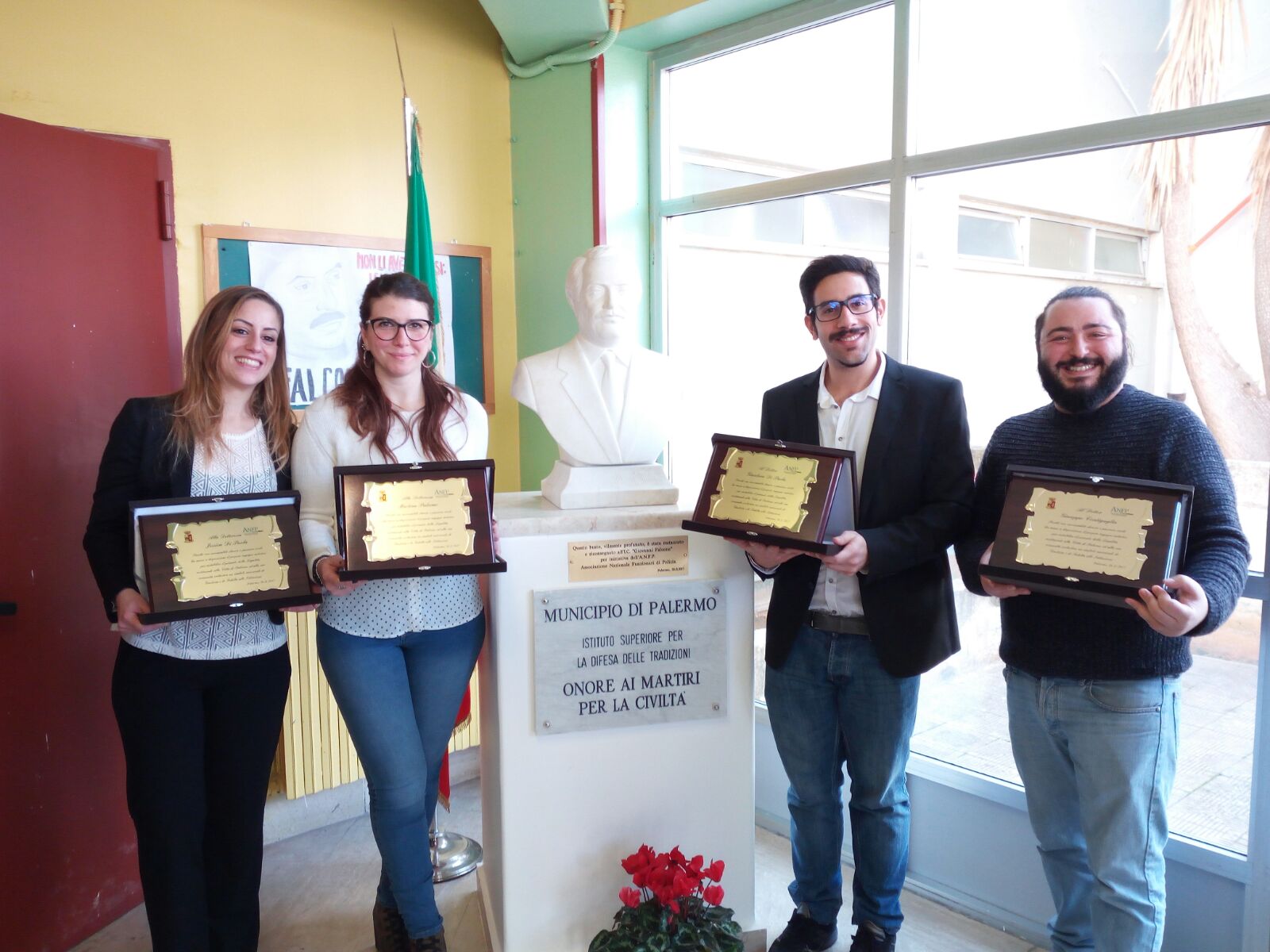 Palermo: restaurato il busto di Giovanni Falcone