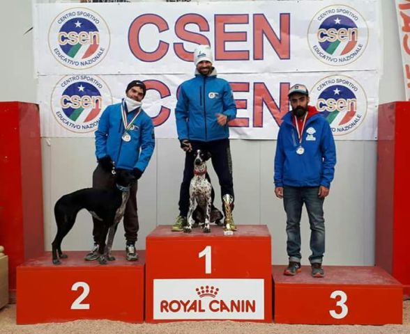 Canicross, Barbara Boccaccio vince il campionato Csen Cinofilia