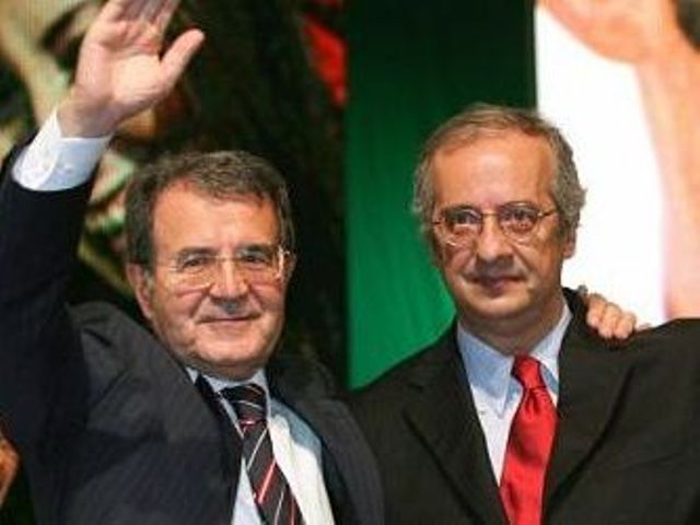 Romano Prodi e Walter Veltroni