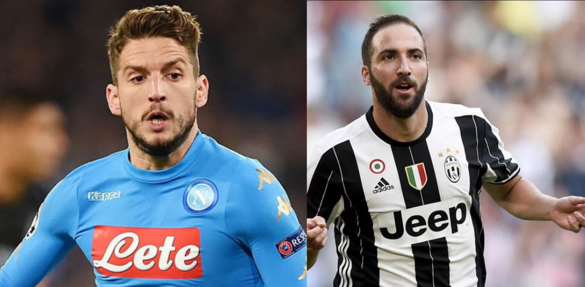 A voi lo scudetto! Mertens e Higuain alfieri del duello infinito tra Napoli e Juventus