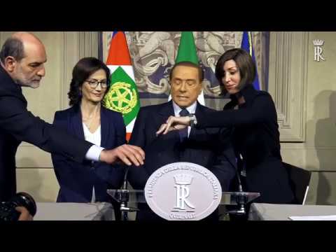 Consultazioni, la dichiarazione di Silvio Berlusconi (Forza Italia)