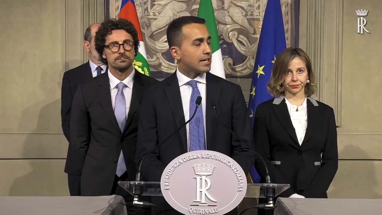 Consultazioni, la dichiarazione di Luigi Di Maio al Quirinale
