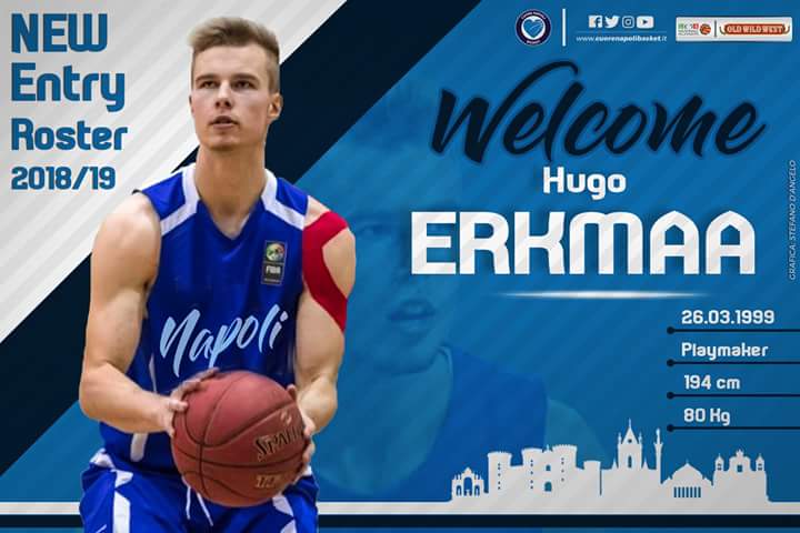 Arriva dall’est Hugo Erkmaa, il nuovo under di Cuore Napoli Basket