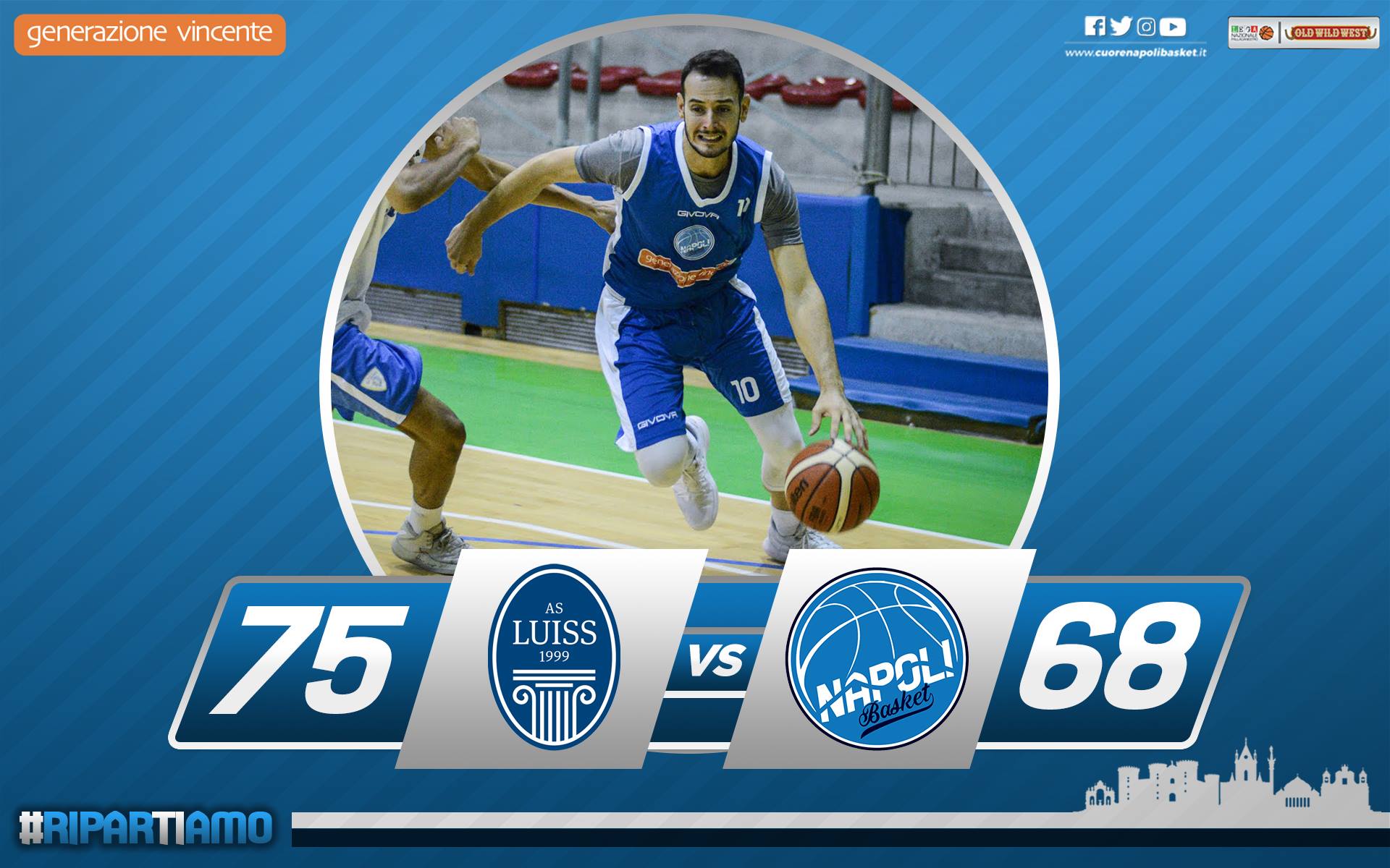 GeVi Napoli Basket, sconfitta all’esordio: la Luiss passa 75-68