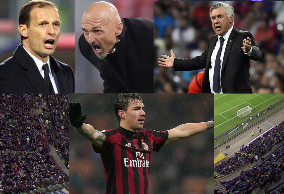 Napoli e Inter show ma la Juve è sempre a +6. Il Milan vola con Romagnoli al 97′