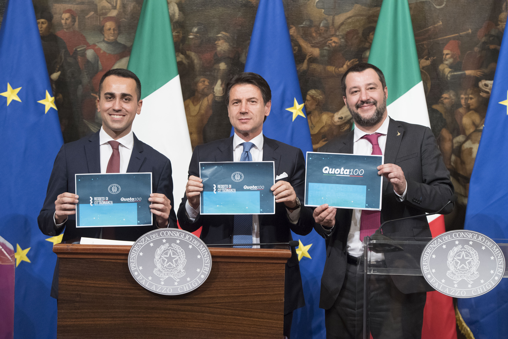 M5s e Lega promesse mantenute. Approvati Reddito e Quota 100