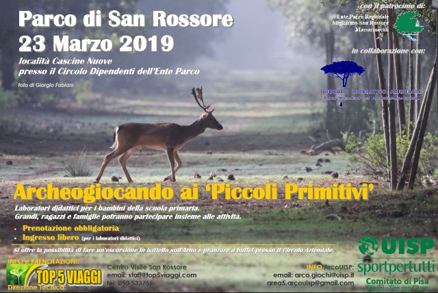 Pisa, con Archegiocando invasione di “piccoli primitivi” a San Rossore