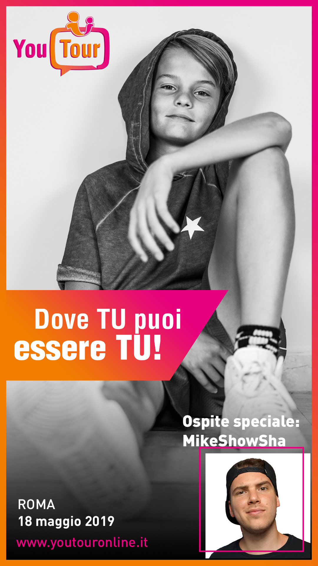 Roma, arriva Youtour: i giovanissimi si confrontano con MikeShowSha