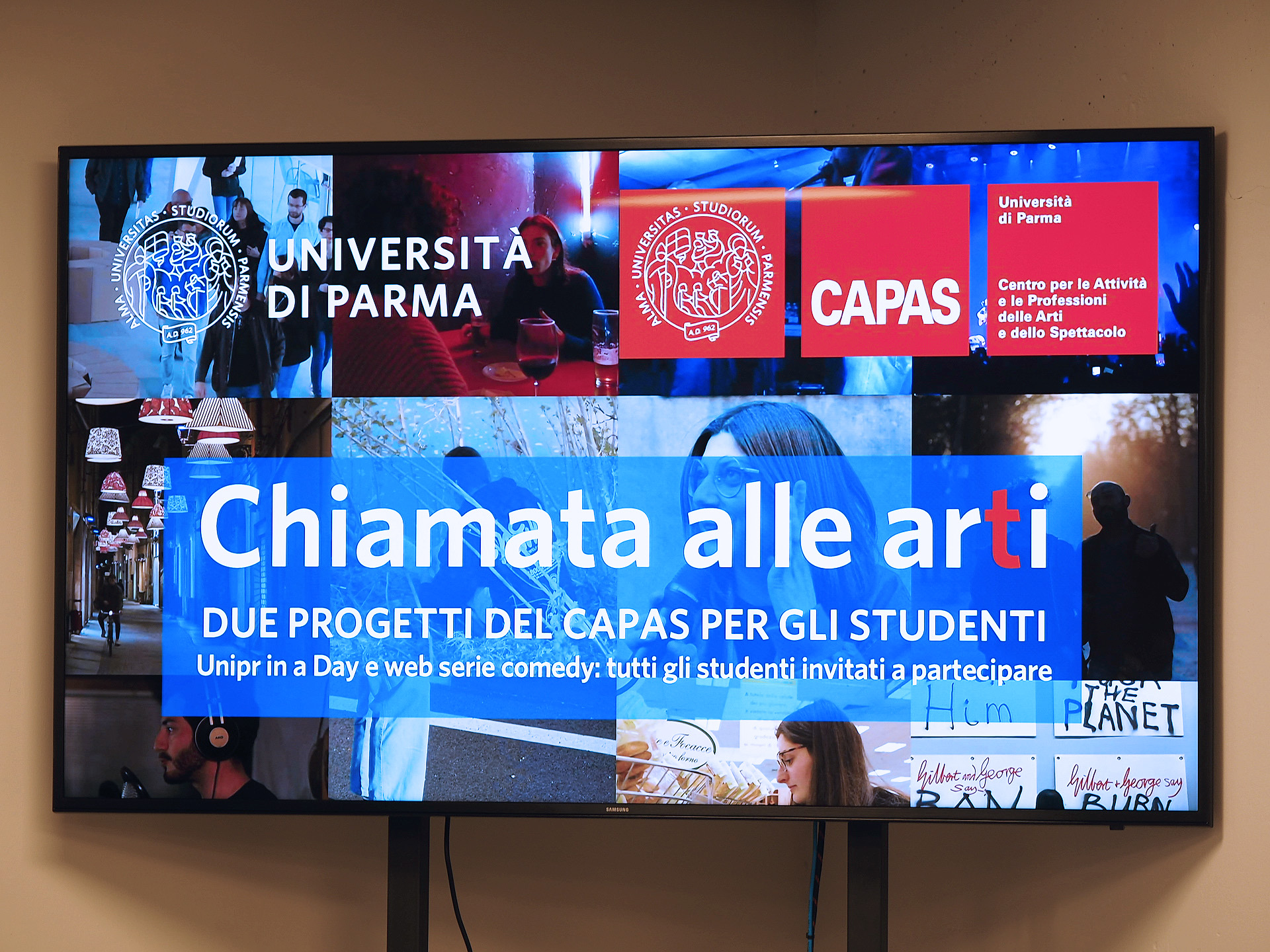 Uniparma, gli studenti diventano filmaker con i progetti Capas