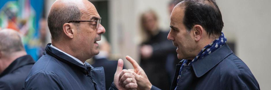 Nicola Zingaretti vara la nuova Segreteria del Pd. Fuori i renziani. Il capogruppo Andrea Marcucci sbraita