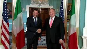 Da Washington Salvini provoca UE, Conte e Di Maio. Punta a buttarla in caciara per aprire crisi Governo