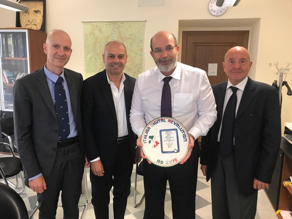 Aidr presenta a Crimi il Premio Nazionale Trasparenza e Etica nella Pubblica Amministrazione