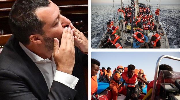 Salvini chiude il porto di Lampedusa anche a nave militare italiana che aveva raccolto naufraghi
