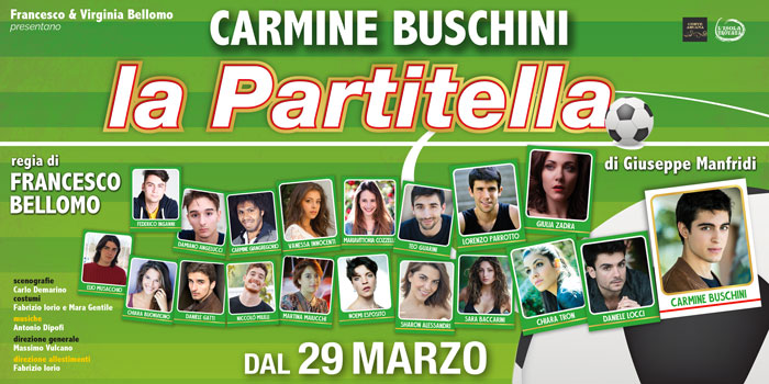 Al Teatro Sala Umberto in scena ‘La partitella’ con Carmine Buschini