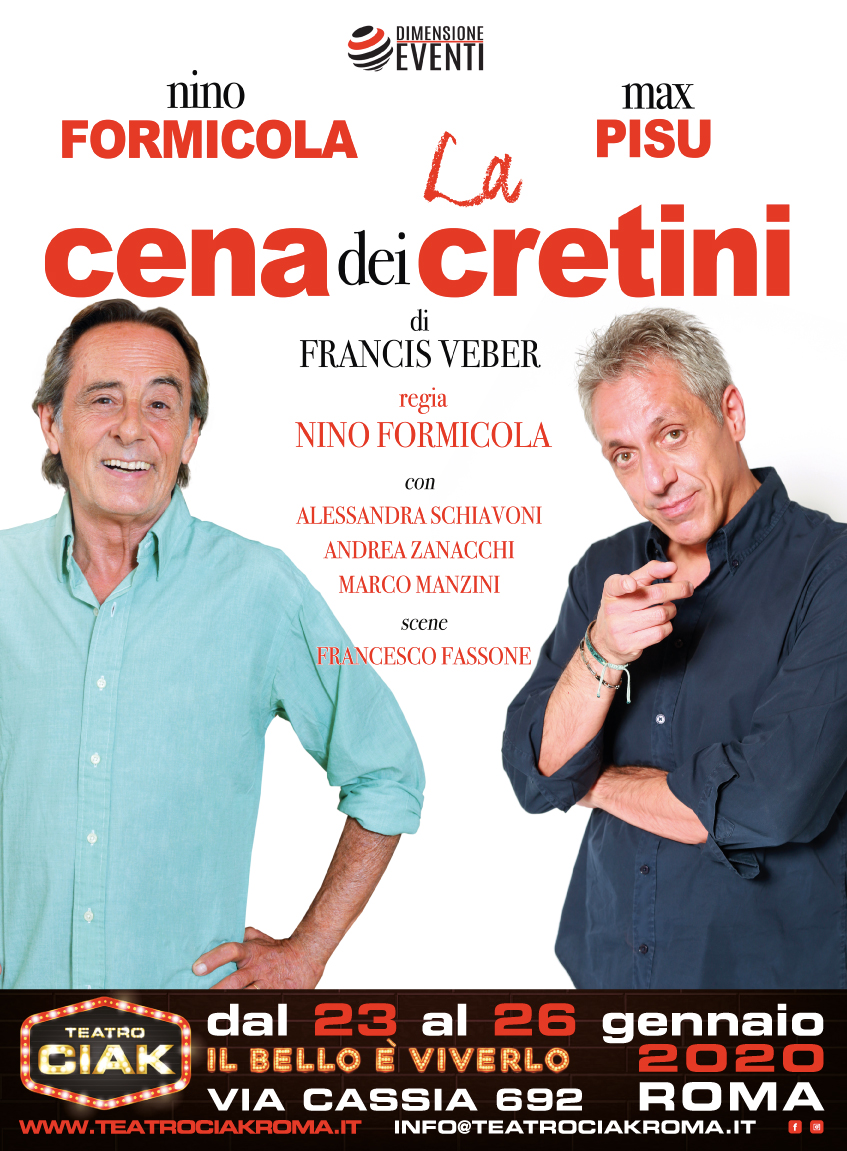 Roma, al teatro Ciak arriva “La Cena dei Cretini”