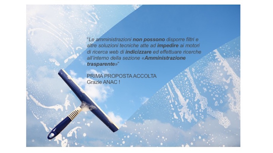 Amministrazione Trasparente: l’ANAC introduce l’obbligo di attestare l’assenza di blocchi tecnologici che ne impediscono l’indicizzazione ai motori di ricerca
