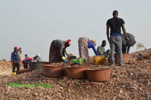 Senegal: la sgusciatura dei molluschi Djffer (Ph. P.Russo/IT24).