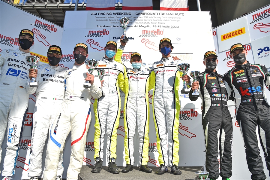 Campionato italiano Gran Turismo Endurance, al Mugello vincono Audi e Porsche