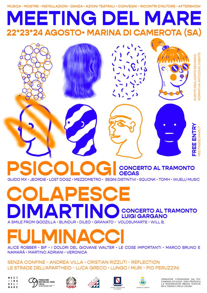 Dal 22 al 24 agosto a Marina di Camerota, il Meeting del Mare.