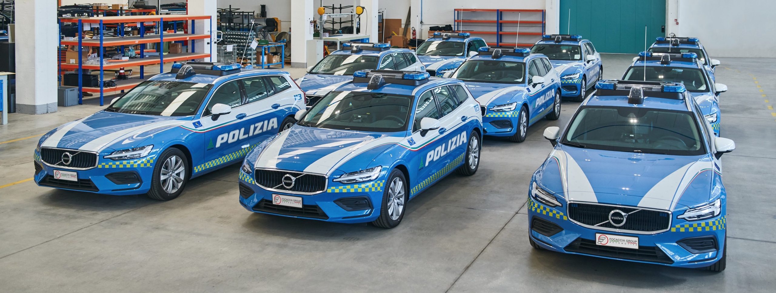 Consegnate 25 Volvo V60 “Polizia” per la rete autostradale di Veneto e Friuli-Venezia Giulia