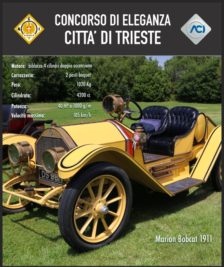 Auto d’epoca, a giugno torna il Concorso di Eleganza Città di Trieste