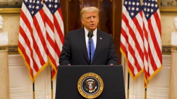 Trump si commiata con il video: «il meglio deve ancora arrivare»
